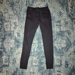 Black Drawstring Jogger Pants